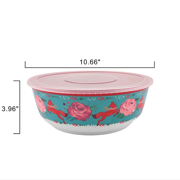 ❤️ New Pioneer Woman Festive Forest 6-Piece Melamine Bowl Set - Picture 5 of 11